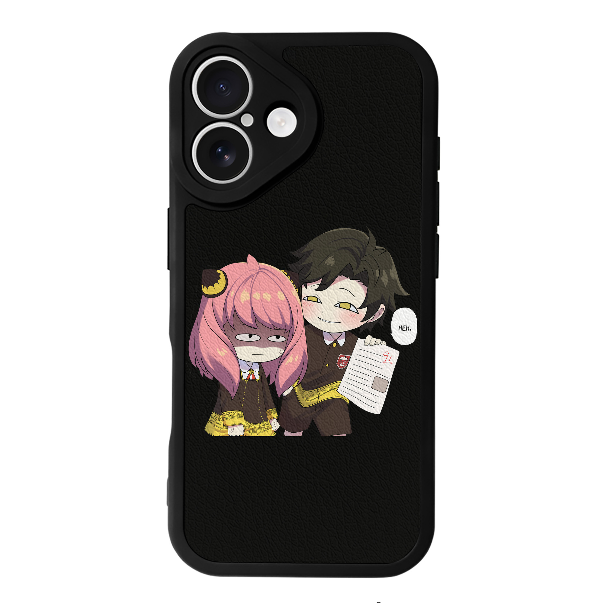 （画像用） SPY×FAMILY间谍家家酒 【iPhone 16シリーズ対応】シリコンスマホケース（レザー調） 材質：シリコン
